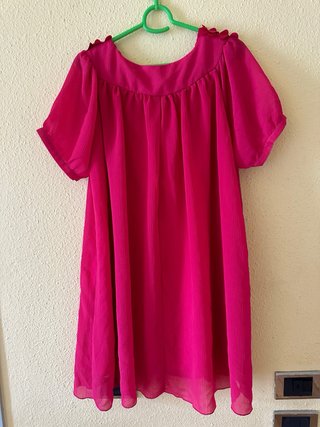 Vestido fiesta fucsia