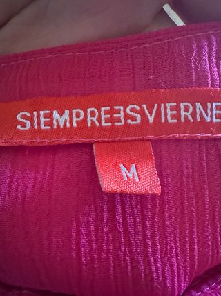 Vestido fiesta fucsia