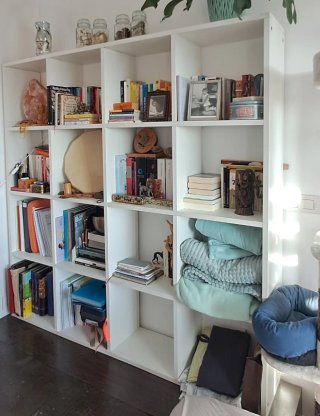 Estantería modular blanca