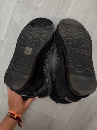 Botas Mou Negras y Plateadas