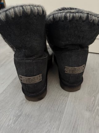 Botas Mou Negras y Plateadas
