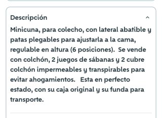 Minicuna colecho Chicco Next 2 me