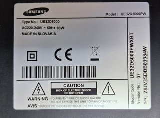 Cavo LVDS TV Samsung UE32D5000PWXBT