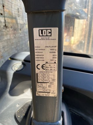 Apilador eléctrico mástil triple