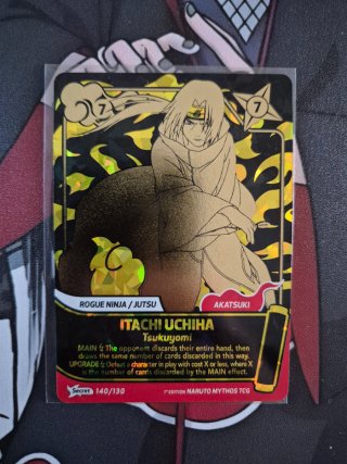 Naruto Mythos TCG Itachi Uchiha Tsukuyomi Secret