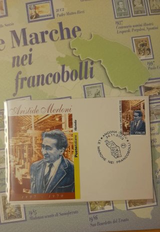 Lotto Filatelia Marche & Grandi Personaggi