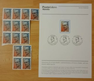 Lotto Filatelia Marche & Grandi Personaggi