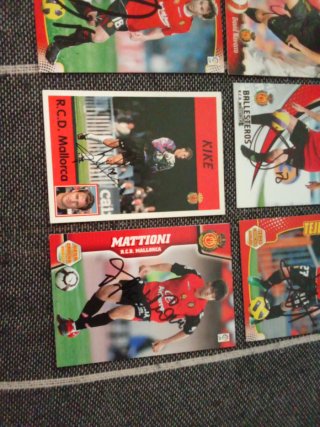 Cromos RCD Mallorca Firmados