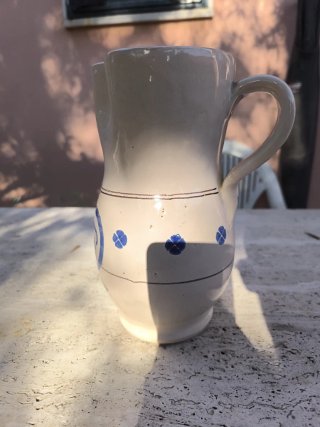Brocca ceramica Vieste gallo vintage