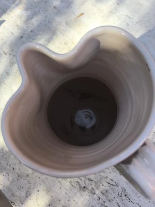 Brocca ceramica Vieste gallo vintage