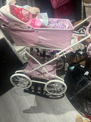 Carrito de bebé Jc Toys rosa