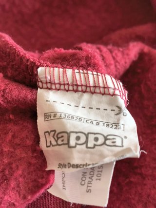 Felpa Kappa donna rossa taglia L