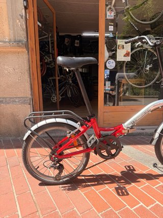 Bicicleta Plegable Monty Roja