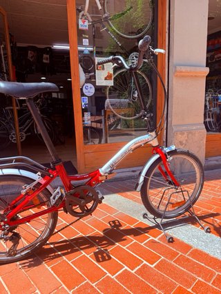 Bicicleta Plegable Monty Roja