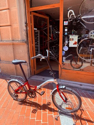 Bicicleta Plegable Monty Roja