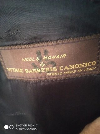 Abito da uomo Tucci blu, spedizione non inclusa