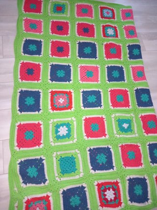 Coperta uncinetto fatta a mano