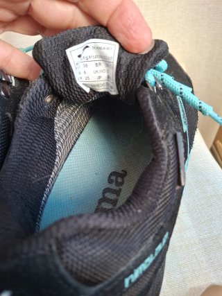 Botas Joma Trekking Mujer Negro/Turquesa