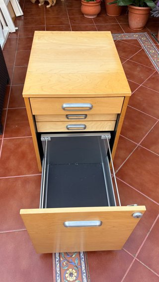 Cajonera archivador escritorio madera
