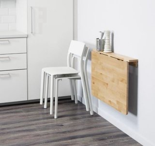 Mesa Plegable Ikea Norbo Madera
