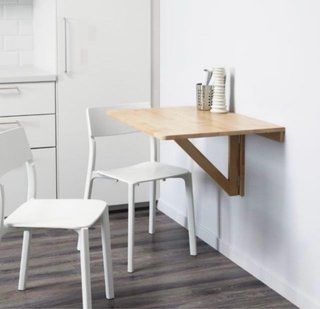 Mesa Plegable Ikea Norbo Madera