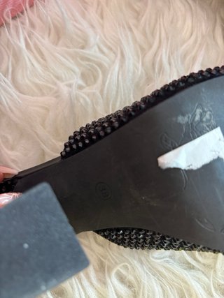 Sandalias Alma en Pena Tacon Brillantes