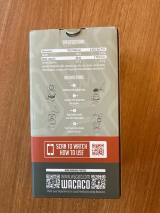 Wacaco Minipresso GR2 Cafetera Portátil