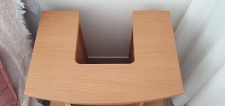 Mueble bajo lavabo con puerta cristal