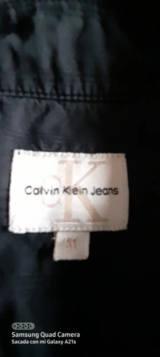 Camisa Calvin Klein Jeans Negra Hombre