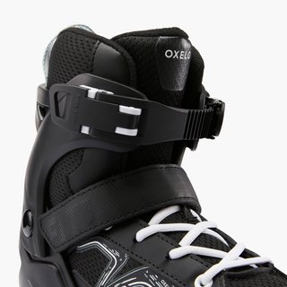 Patines Línea Niños Oxelo ajustable 4 tallas Fit 3 negro