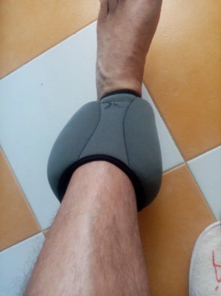 Pesas Tobilleras/Muñecas son de 2kg cada una