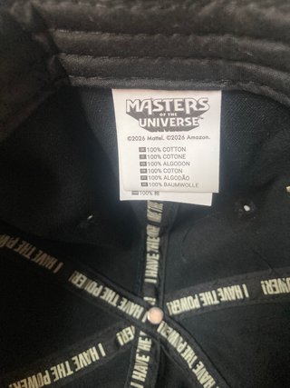 Cappellino Masters of the Universe nero