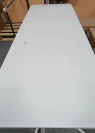 Mesa plegable blanca 180cm