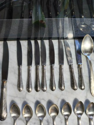 Cubertería Alpaca Plata