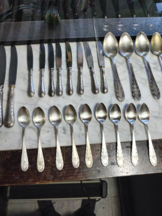 Cubertería Alpaca Plata