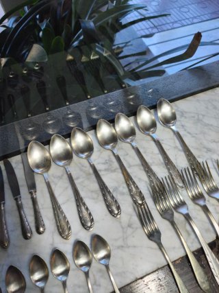 Cubertería Alpaca Plata