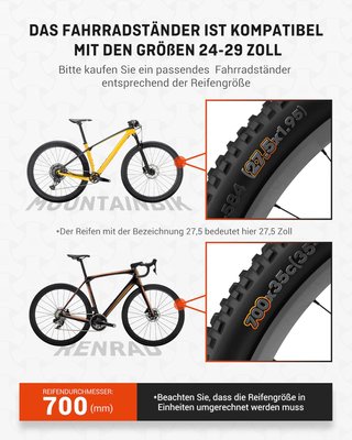 Soporte Bicicleta 24-29 Ajustable