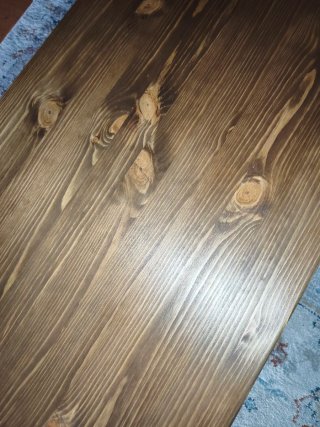 Mesa de centro madera y metal