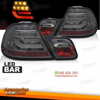 Pilotos traseros LED ahumados para BMW E46 Coupé