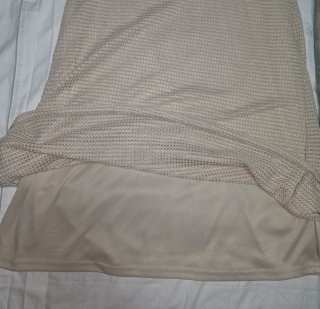 Vestido Halter Stradivarius Beige Talla L