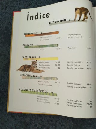 Libro Mamíferos