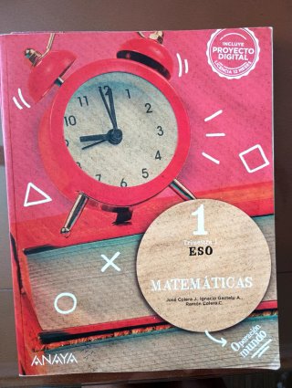 Libro texto Matemáticas 1 ESO