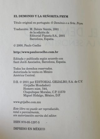 El demonio y la señorita Prym