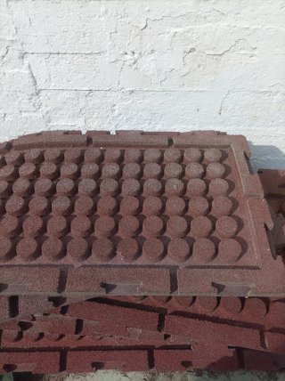 Baldosas de caucho para exterior