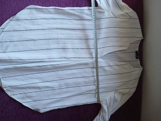 Blusa Rayas Blanco y Negro