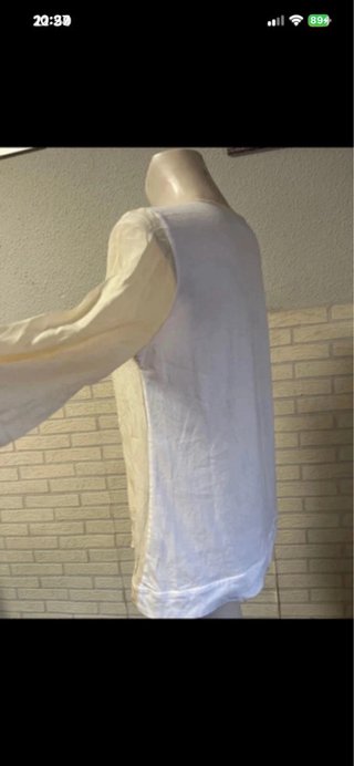 Blusa Massimo Dutti Crema Talla M