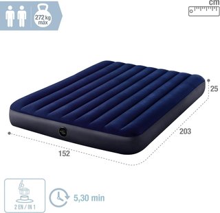 Colchón Hinchable Intex Dura-Beam 152x203x25cm