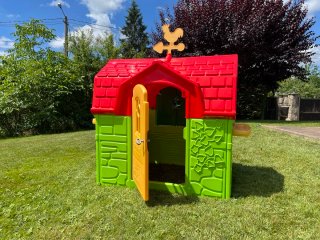 Casita infantil verde 114cm ancho