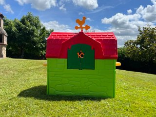 Casita infantil verde 114cm ancho