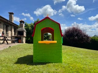 Casita infantil verde 114cm ancho
